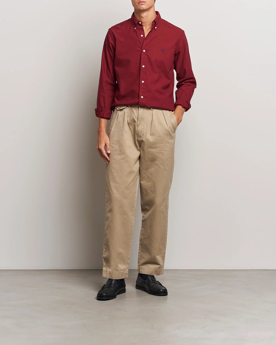 Ralph Lauren Oxford Shirt - Maroon