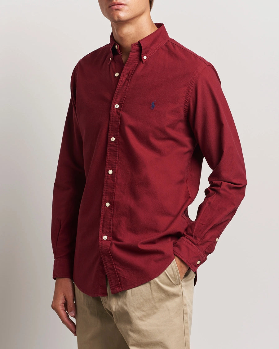 Ralph Lauren Oxford Shirt - Maroon