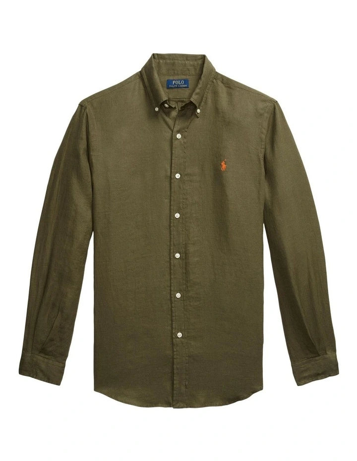 Ralph Lauren Oxford Shirt - Olive Green