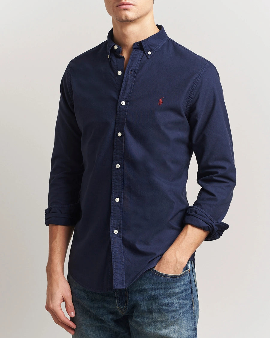 Ralph Lauren Oxford Shirt - Navy Blue