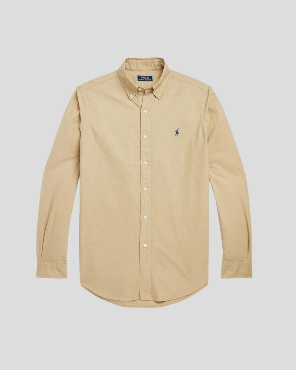 Ralph Lauren Oxford Shirt – Beige | Premium Export Quality