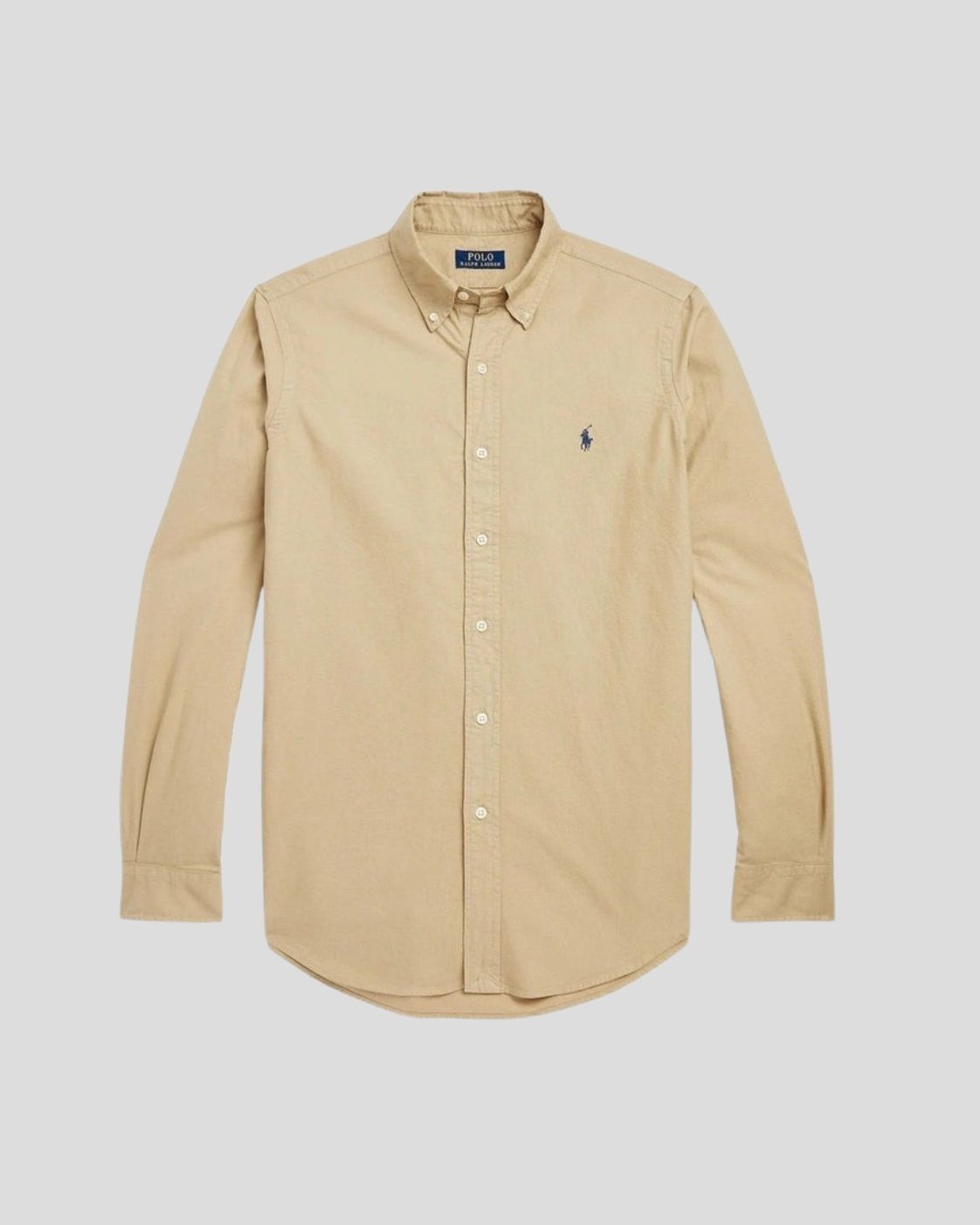 Ralph Lauren Oxford Shirt – Beige | Premium Export Quality
