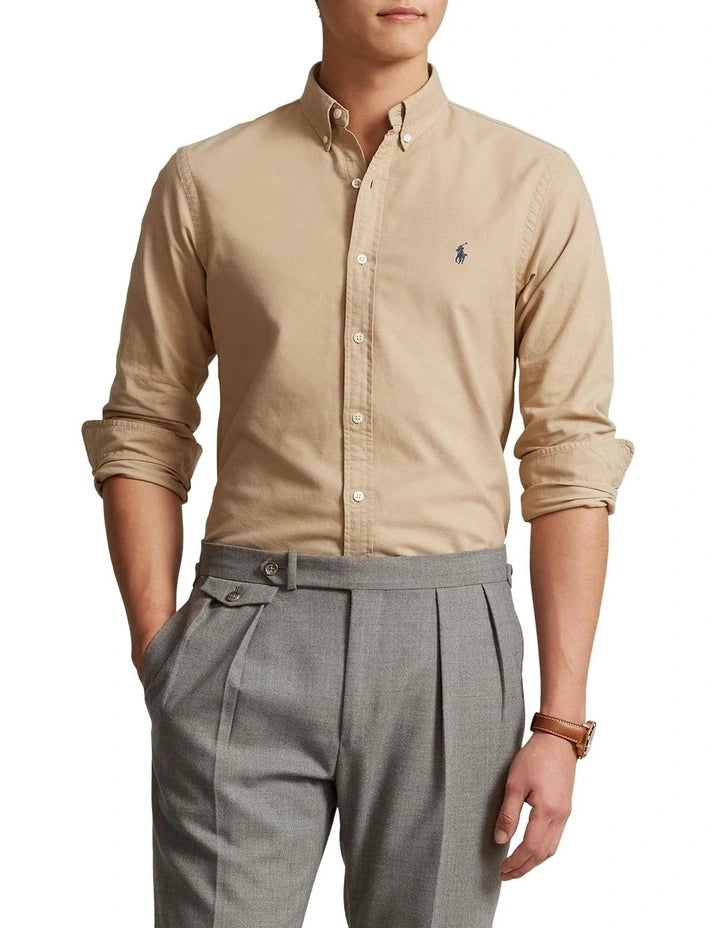Ralph Lauren Oxford Shirt - Beige