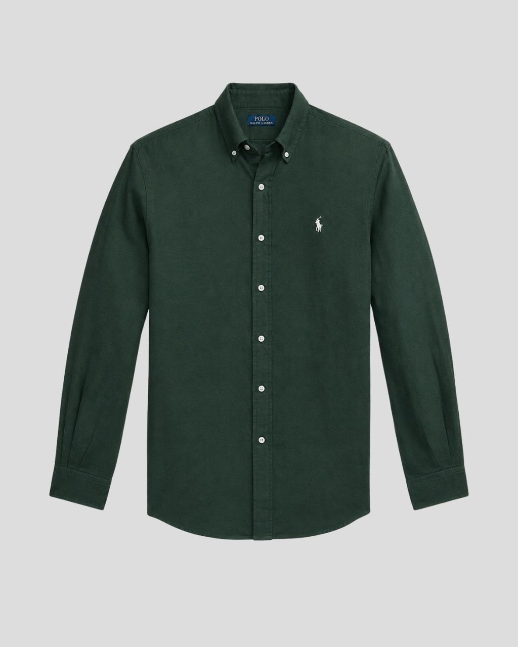 Ralph Lauren Oxford Shirt – Olive Green | Premium Export Quality