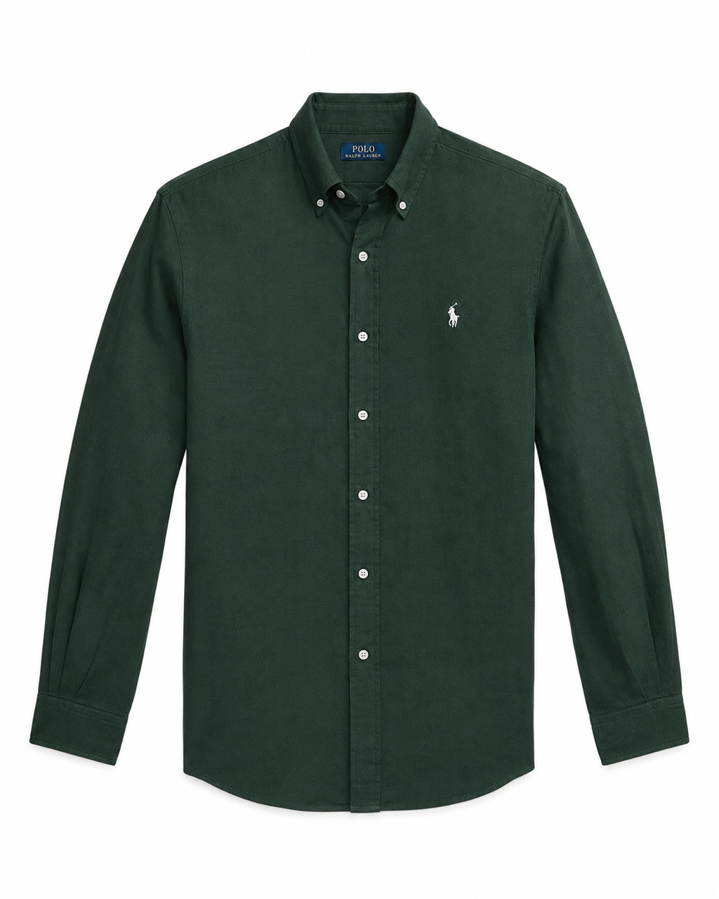 Ralph Lauren Oxford Shirt – Olive Green | Premium Export Quality