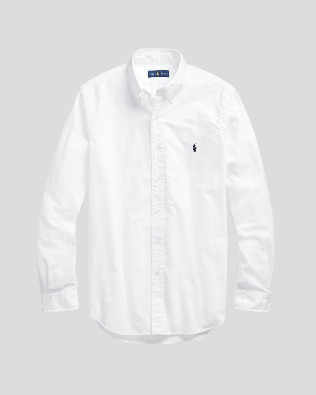 Ralph Lauren Oxford Shirt – White | Premium Export Quality