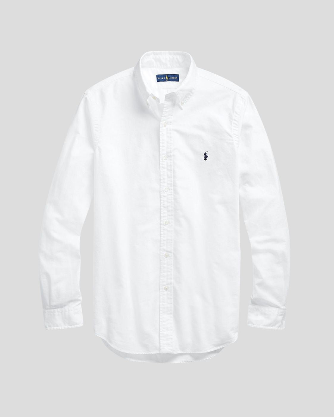 Ralph Lauren Oxford Shirt – White | Premium Export Quality