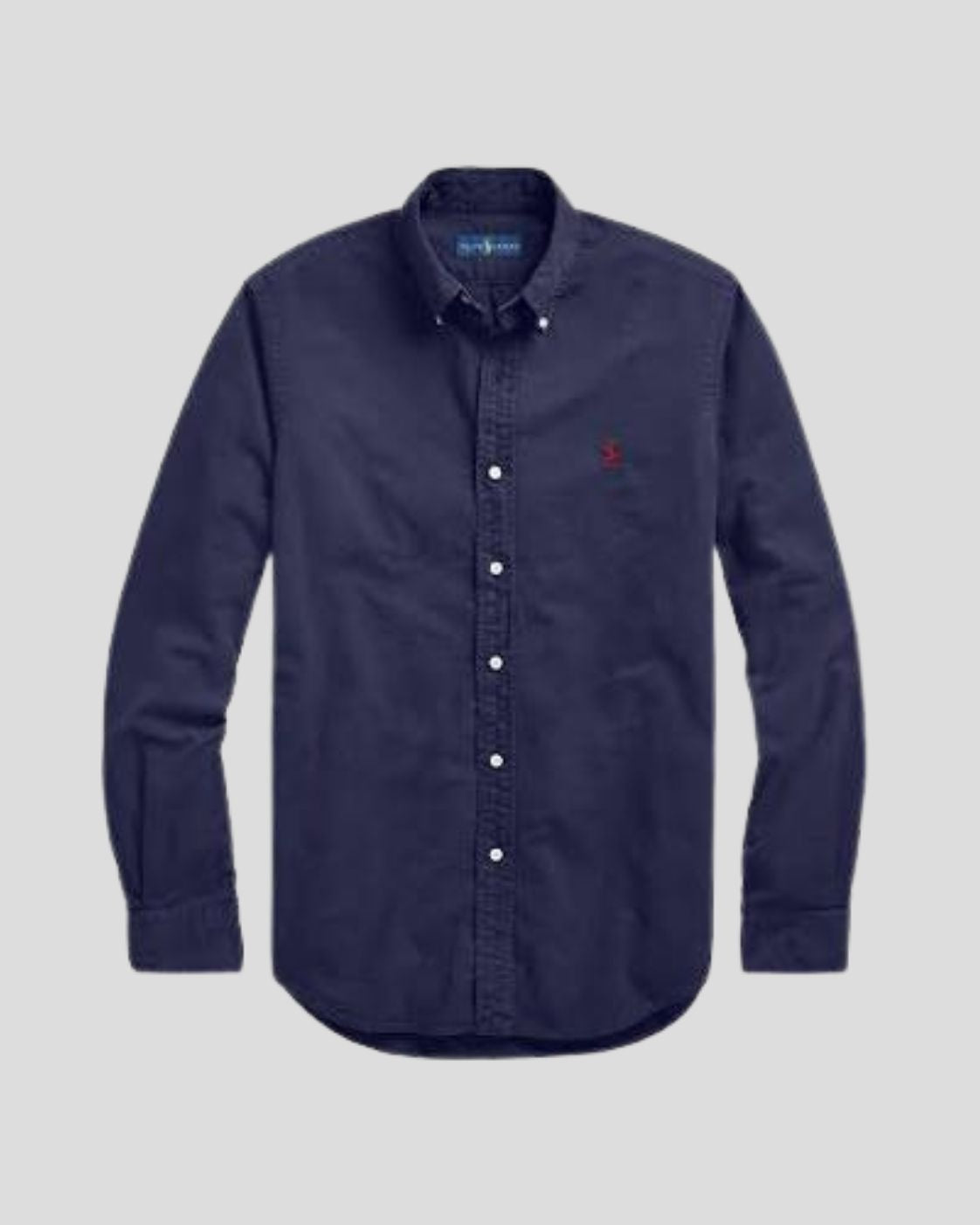 Ralph Lauren Oxford Shirt – Navy Blue | Premium Export Quality