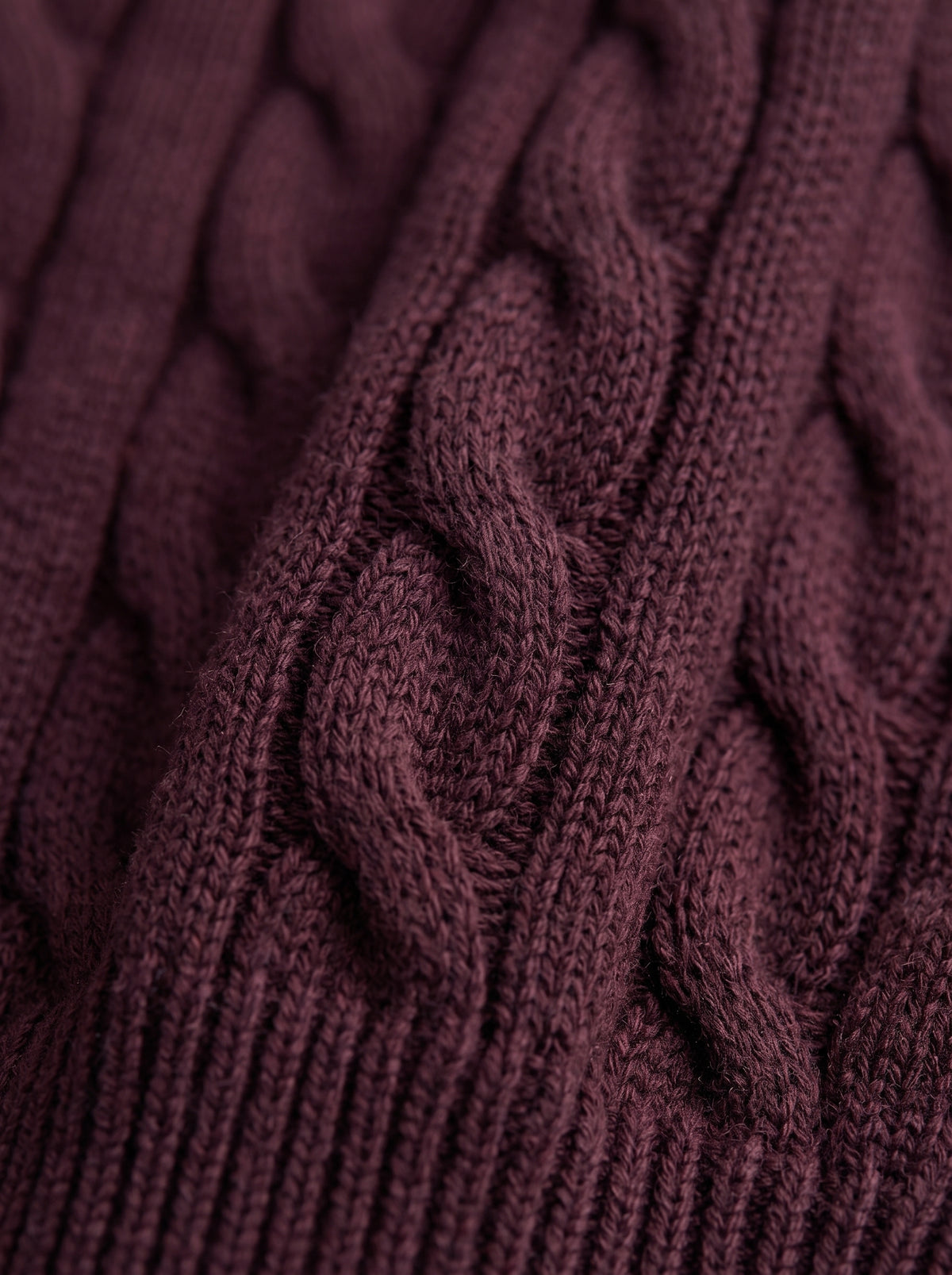 Ralph Lauren Cable Knit Polo Shirt – Maroon | Premium Export Quality